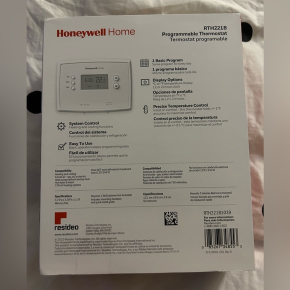 NWT Thermostat - Picture 2 of 5